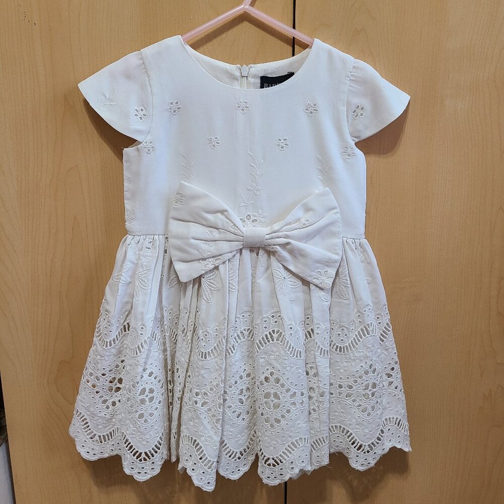 Eyelet bow dress